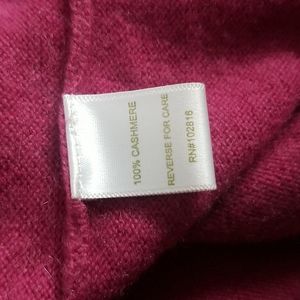 Garnet Hill 100% Cashmere Silk Pullover Oversized Sweater Womens M